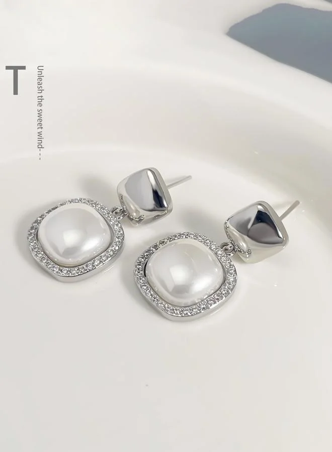 Take Two  Faux Pearl Dangle Earrings for Women | Best Price UAE