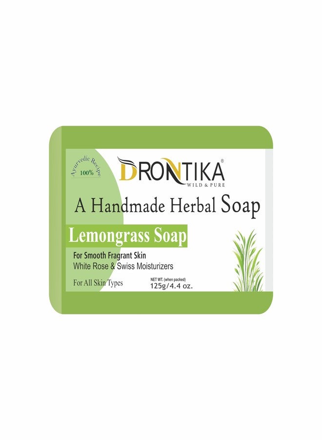 Drontika Wild & Pure Handmade Assorted Bath Soap Combo Of Fresh Lemongrass & Orange (Pack Of 8) Each 125gm. - Image 5