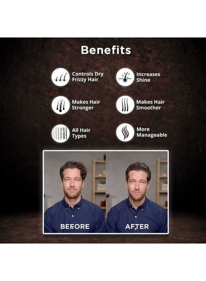 MAN CODE Mancode Hair Serum For Men Instant Shine & Smoothness Regular Use For Dry & Wet Hair Gives Frizz Free Soft & Silky Hair - 100Ml (Men'S Hair Serum, 100Ml E 3.38Fl Oz.)  - Image 3