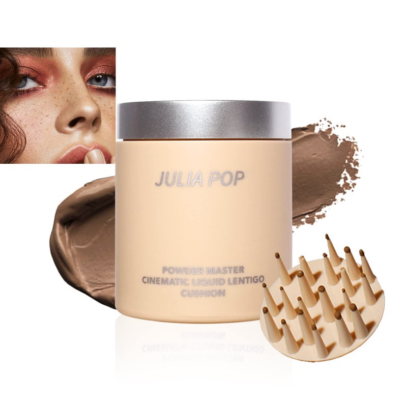 Rosarden LAIKME Freckle Stamp Pen, Fake Freckles Stamp Air Cushion, Waterproof Long Lasting Quick Dry Faux Freckle Maker, Natural Sunkissed Lifelike Freckle Stain Makeup (Light Brown) - Image 1