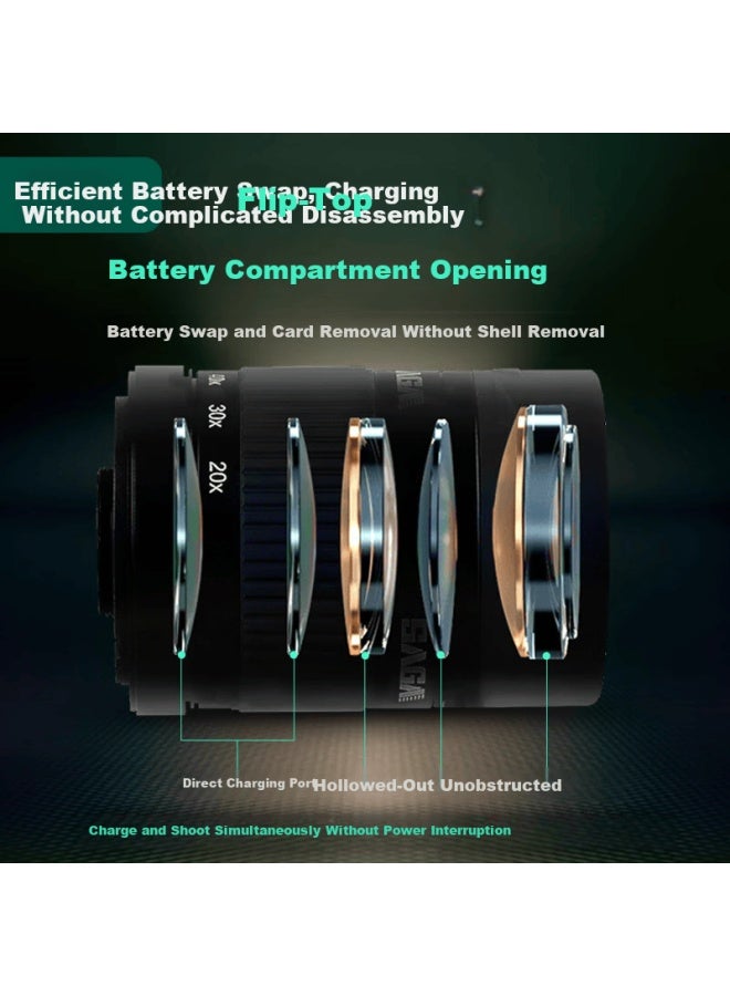 Saga Ed High-power Hd Monocular Telescope 60x Zoom Low-light Night Vision Professional Outdoor Birdwatching - Image 3