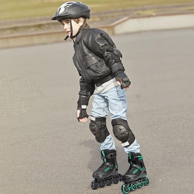 PAPAISON Adjustable Inline Skates for Kids and Adults with Full Light Up Wheels - Image 2