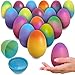 stargo 8 Pack Plastic Easter Eggs Empty 32 Large Plastic Eggs Fillable for Easter Egg Hunt Easter Egg Basket Party Favor Surprise Egg Set of Multicolored Ombre Pastel Eggs - Image 2