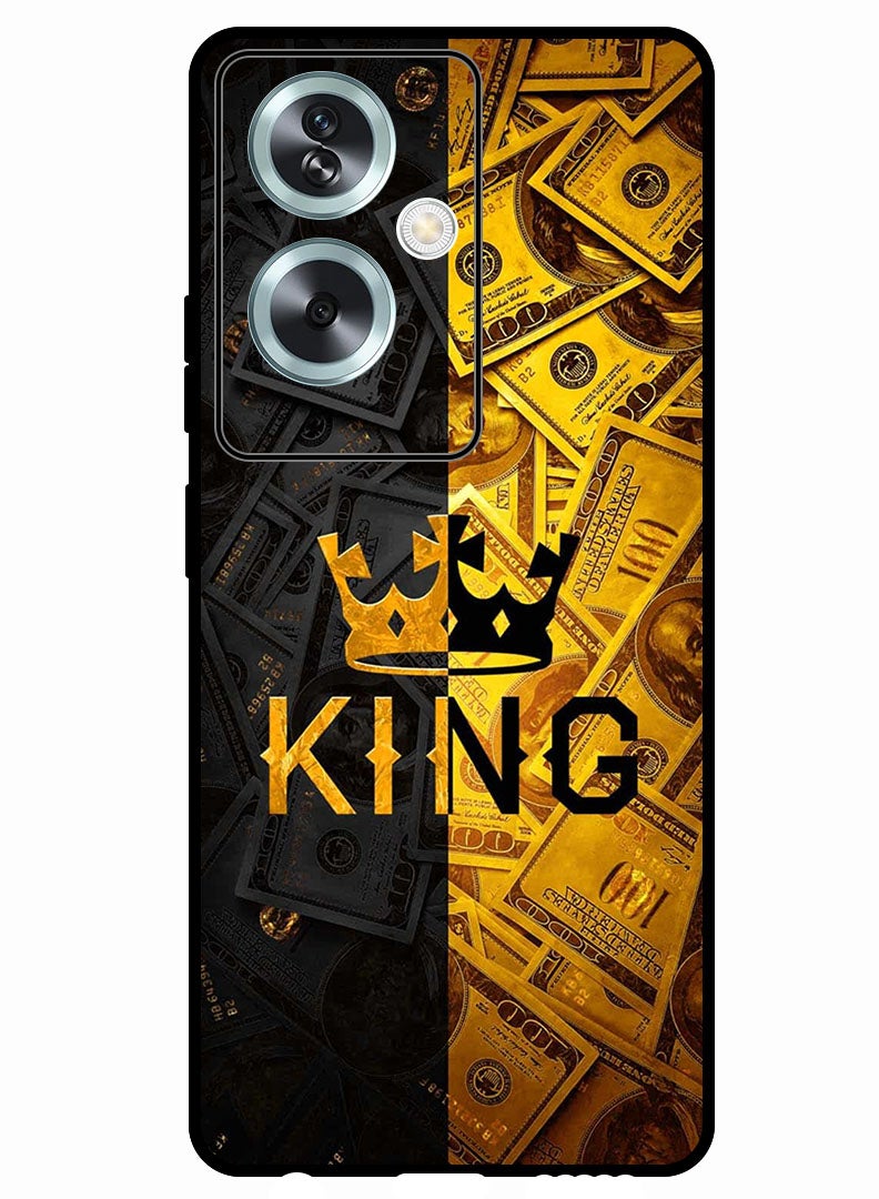 Theodor Protective Case Anti Scratch Shock Proof Bumper Cover For Oppo A2 King Gold - Image 1