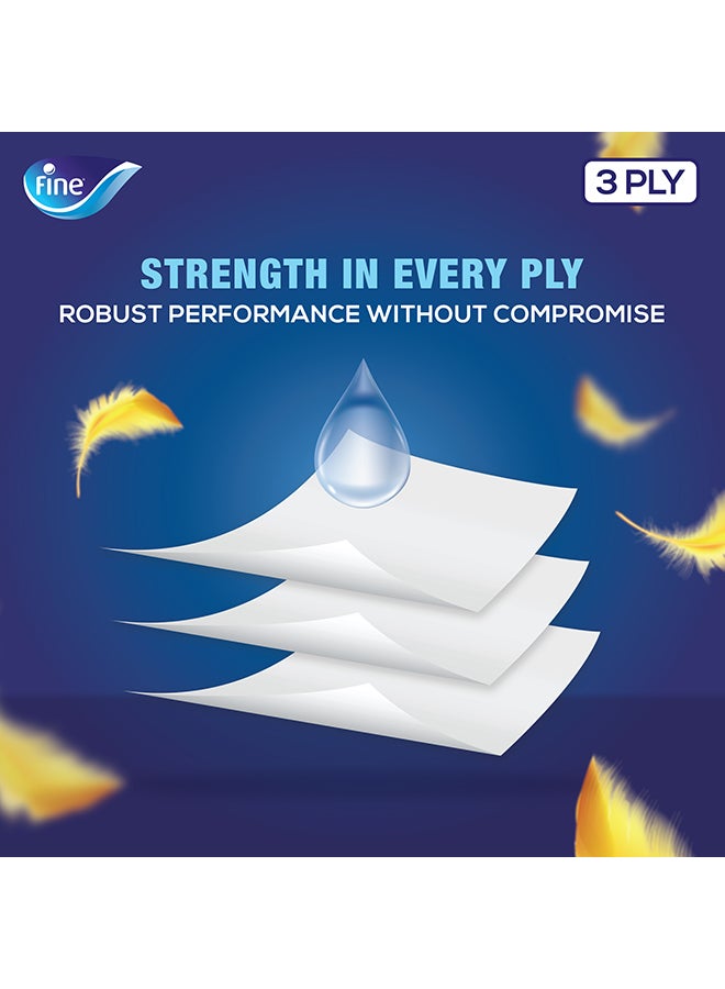 Fine Facial Tissue 96 Sheets 3 Ply Pack of 5 White - Image 3