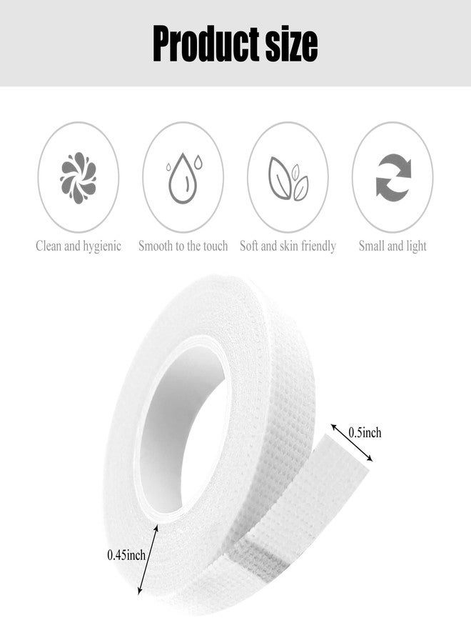 JUNSDUKE 3 Rolls Lash Tape, Adhesive Eyelash Tapes, Micropore Tape for Lash Extension Supplies, 9 m Each Roll (White) - Image 5