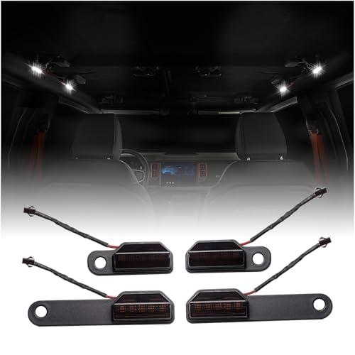 Axinda Car LED Interior Dome Lights For Ford Bronco 2021 2022 2023 2024 2/4 Door (Not for Bronco Sport), For Ford Bronco Interior Lights, Bronco Accessories, Hardtop/Softtop, 4 Pieces - Image 1