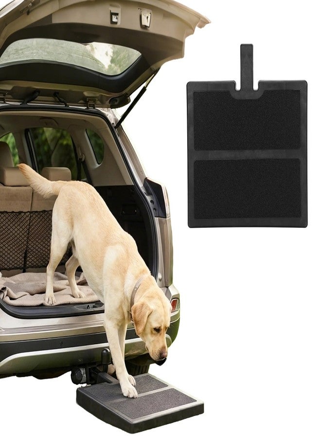 Bullro Pet Hitch Step for 2 Inch Trailer Receiver, Dog Hitch Step Helps Dogs Get in & Out of Car Van SUV, Hitch Step for Dogs Supports 200lbs, Portable Lightweight with Anti-Slip Pad - Image 1
