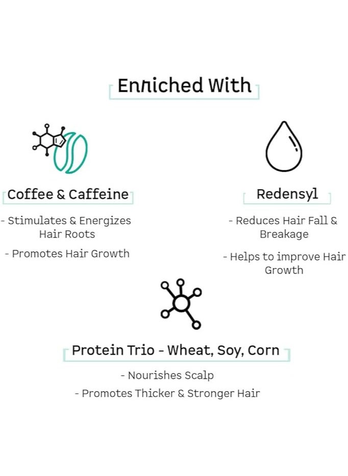 الكافيين القهوة منشط لفروة الرأس لنمو الشعر مع ريدينسيل والبروتينات | للرجال والنساء | خالي من الكبريتات (100 مل) - pzsku/Z1281BDAB6557AB908C10Z/45/_/1711547096/93fb31df-3612-4eb6-8b47-8729d26fab16