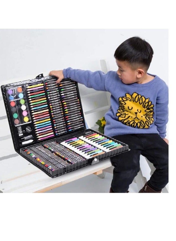 Children'S Drawing Pencil Sets Of 168 Pieces - A Box Of Colors Suitable As A Gift For Children Aged 5 Years And Over - Crayons, Oil Colors And Pastels For Coloring And Drawing - Image 2
