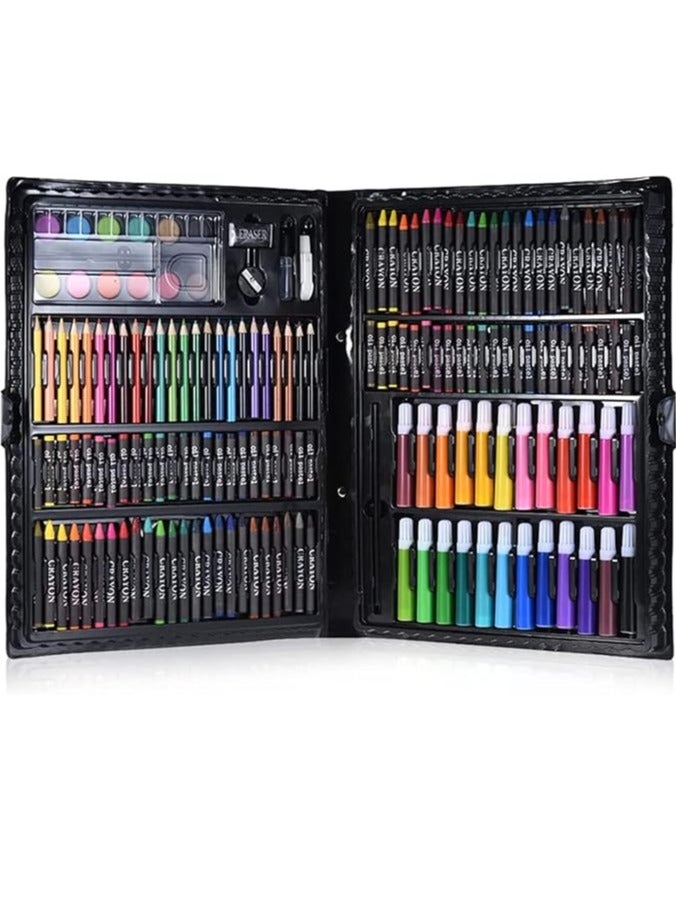 Children'S Drawing Pencil Sets Of 168 Pieces - A Box Of Colors Suitable As A Gift For Children Aged 5 Years And Over - Crayons, Oil Colors And Pastels For Coloring And Drawing - Image 3