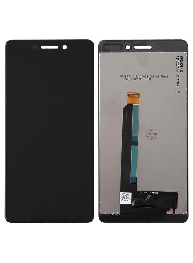 erorex Replacement TFT LCD Screen for Nokia 6 2018 / 6.1 SCTA-1043 TA-1045 TA-1050 TA-1054 TA-1068 with Digitizer Full Assembly Black - Image 3