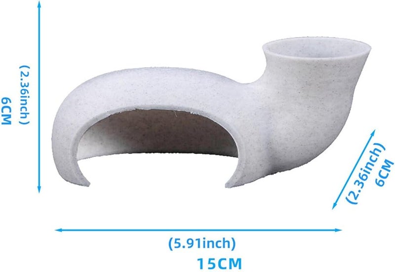 Aquarium Tunnel Cave Decorative Shrimp Shelter Fish Tank Hideout Style C - Image 4