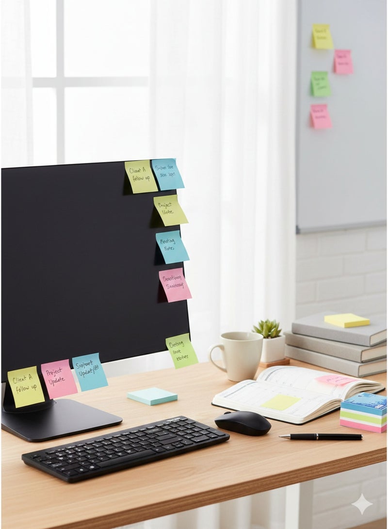 infonotes -  STICKY NOTE, 400 sheets, 75x 75mm, Brilliant color made in Germany - Image 2