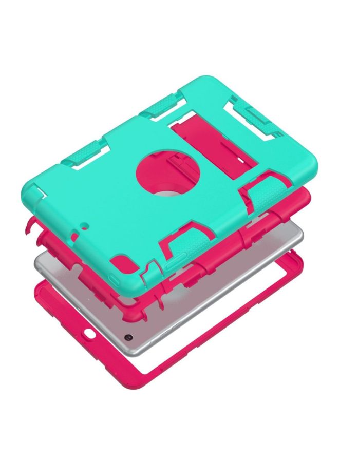 NIBEMINENT Protective Case Cover With Kickstand For Apple iPad Pro 9.7-Inch Green/Pink - Image 3