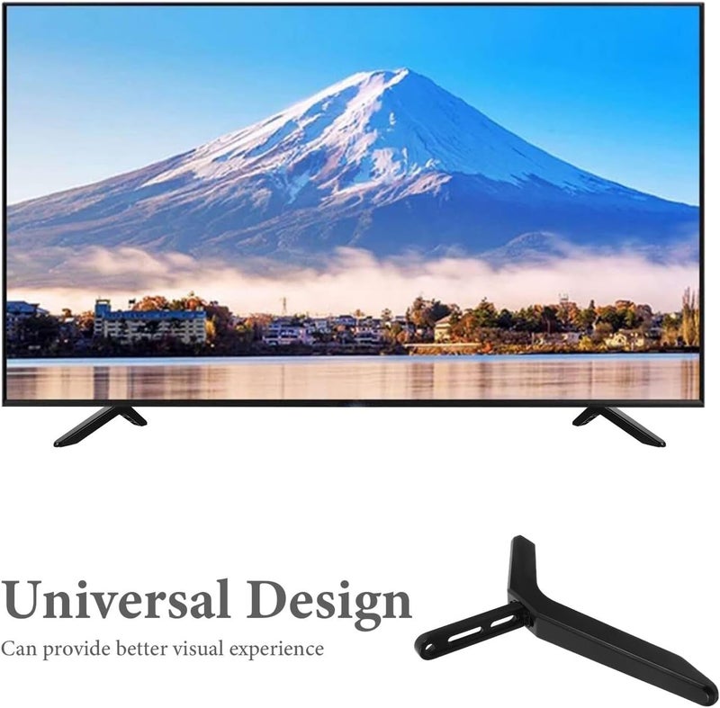 WOONEKY Universal Tv Mount Stand for Flat Screen Tvs Adjustable Height for Home Entertainment - Image 3