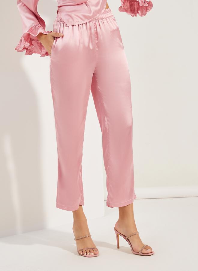 ستايلي طقم بلوزة وبنطلون بأكمام مكشكشة أنيق - Image 4