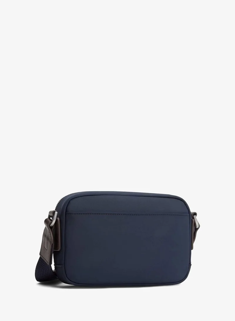 Tommy Hilfiger Space Blue Heritage Colour-Blocked Crossbody Camera Bag for Men | Best Price UAE