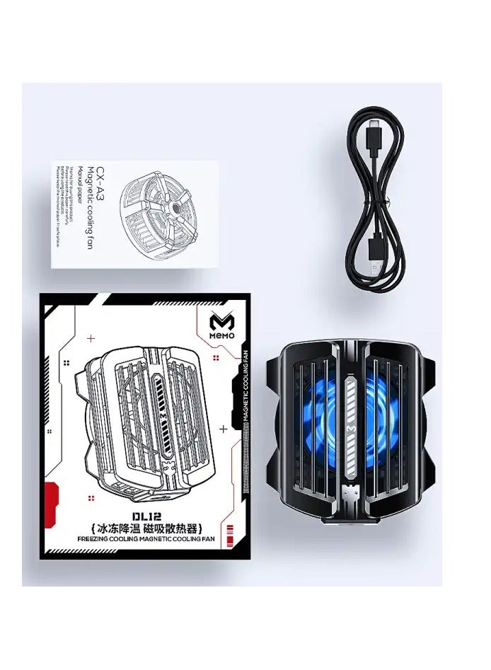 Memo MEMO CX12 Magnetic Mobile Cooler Mobile Phone Radiator Phone Cooling Fan - Image 2