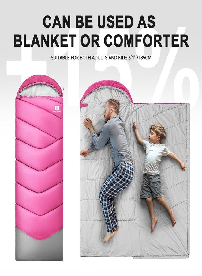 TANSTRIDER Sleeping Bags for Adults Warm Weather, Degree Sleeping Bags, Portable, Waterproof, 3lb Lightweight Sleeping Bag for Tall Girls Boys with Compression Sack for Warm Camping, Hiking, Outdoor & Indoor - Image 3