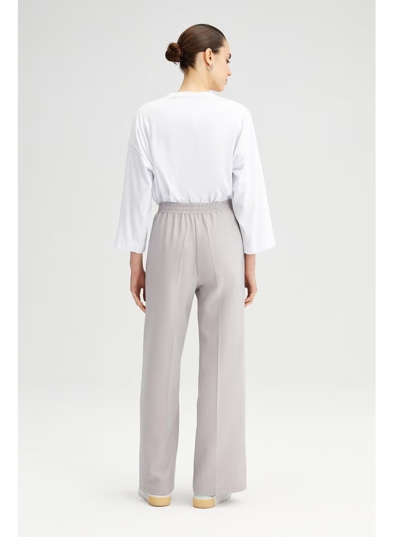 Touche Ribbed Crepe Trousers - Image 4