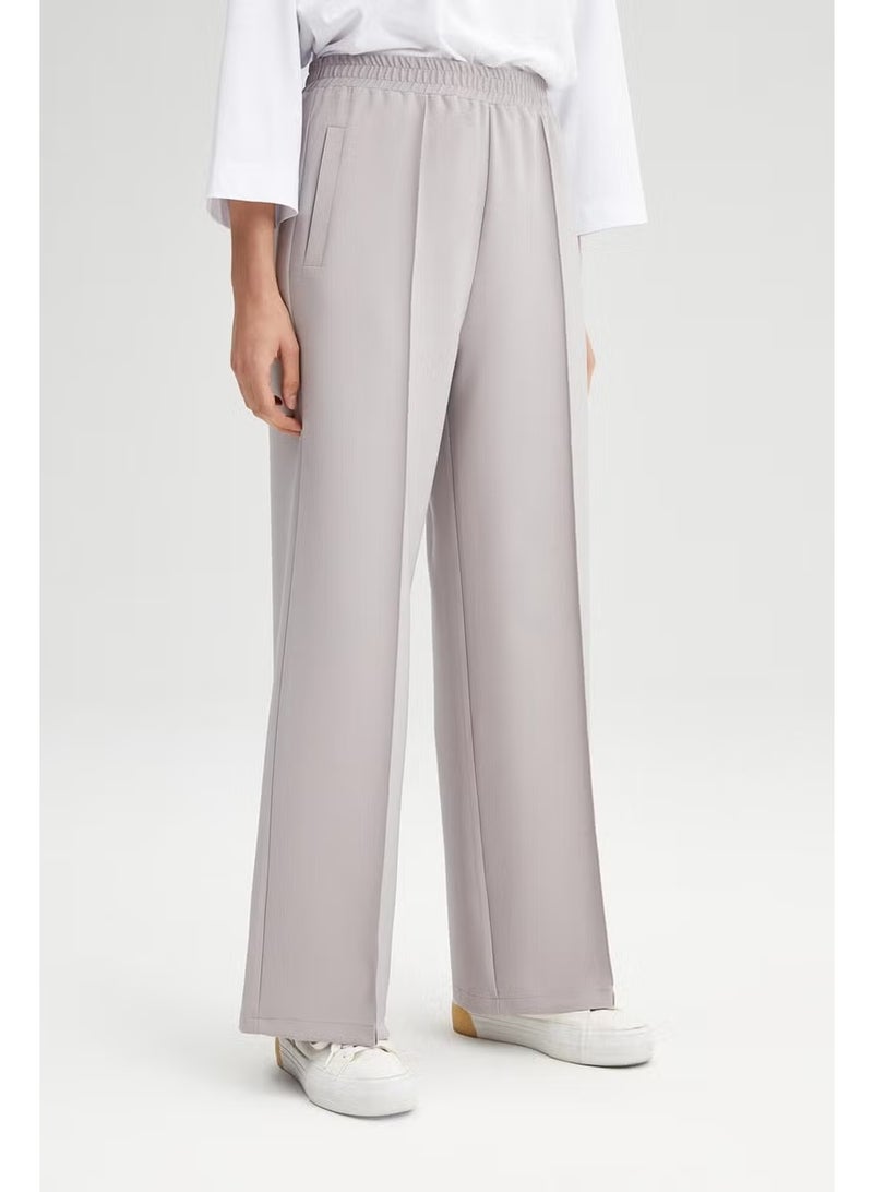 Touche Ribbed Crepe Trousers - Image 3