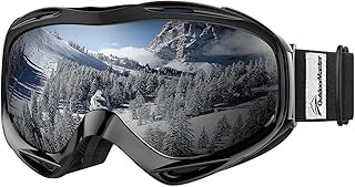 OutdoorMaster OutdoorMaster OTG Ski Goggles - Over Glasses Ski/Snowboard Goggles for Men, Women & Youth - 100% UV Protection (Black - Image 1