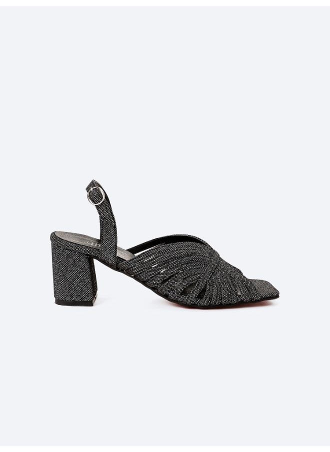 Mr.joe - Open Toe Heeled sandal - Black - Image 1
