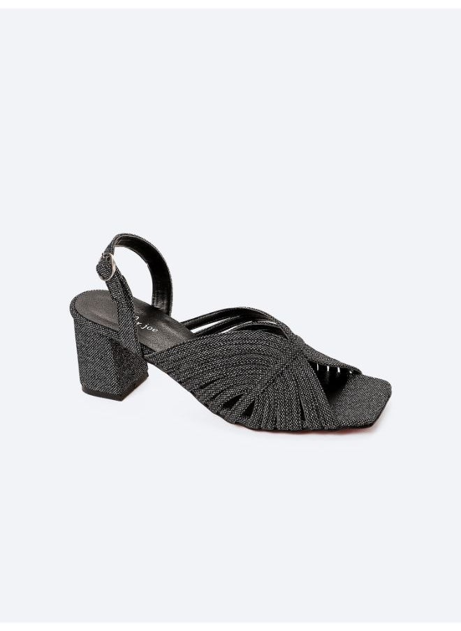 Mr.joe - Open Toe Heeled sandal - Black - Image 1