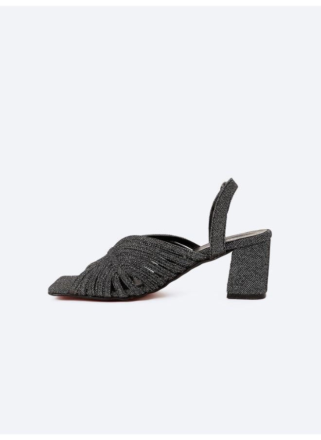 Mr.joe - Open Toe Heeled sandal - Black - Image 1