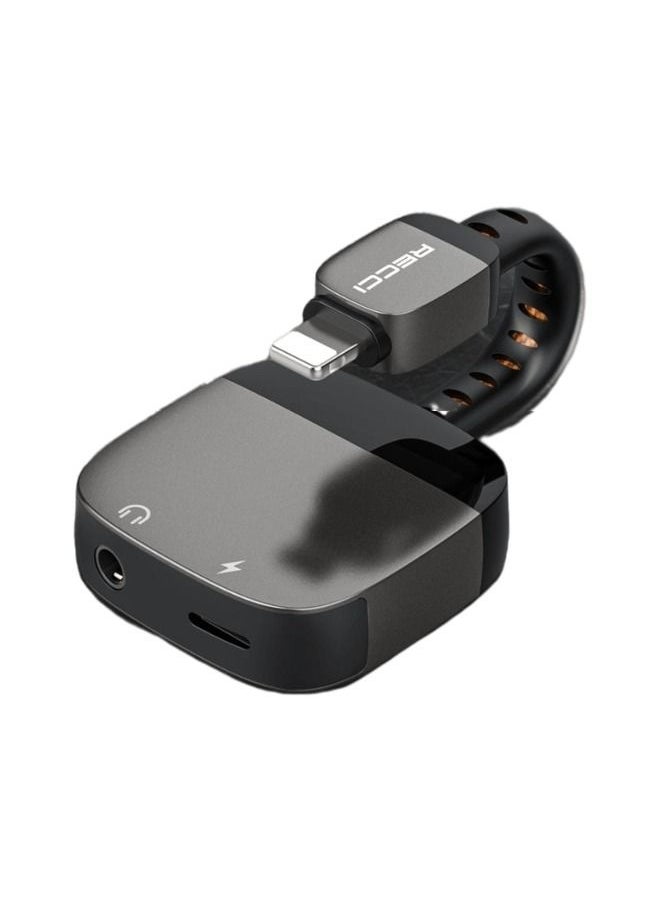 Recci Lightning to Lightning +3.5mm Adapter Interface Lightning to Lightning +3.5mm-RDS-A12  - Image 1