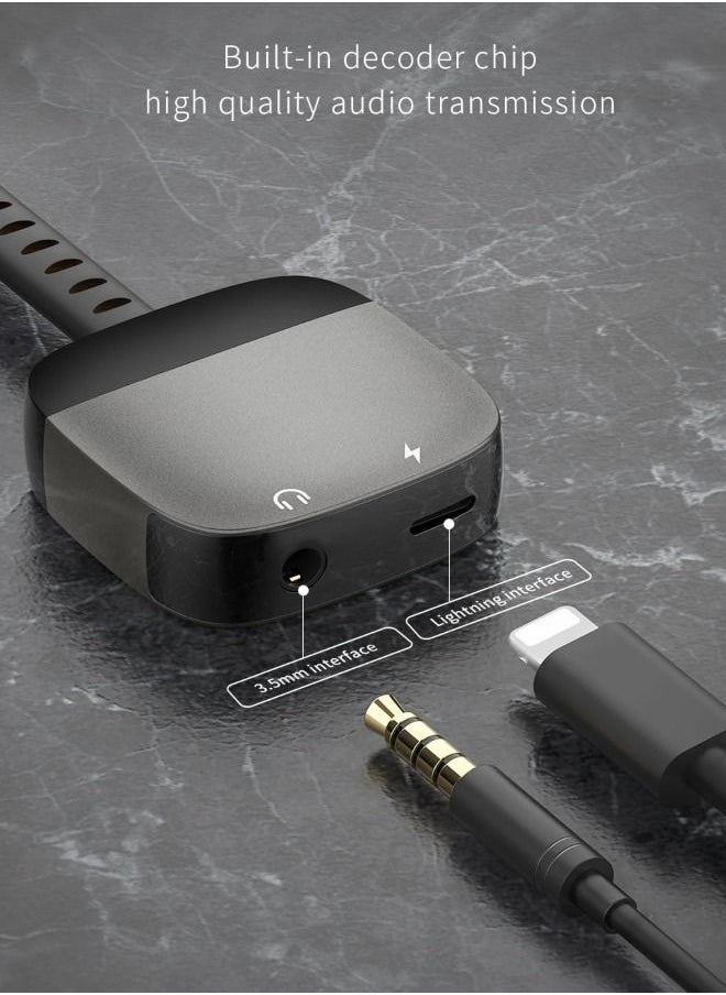 Recci Lightning to Lightning +3.5mm Adapter Interface Lightning to Lightning +3.5mm-RDS-A12  - Image 5