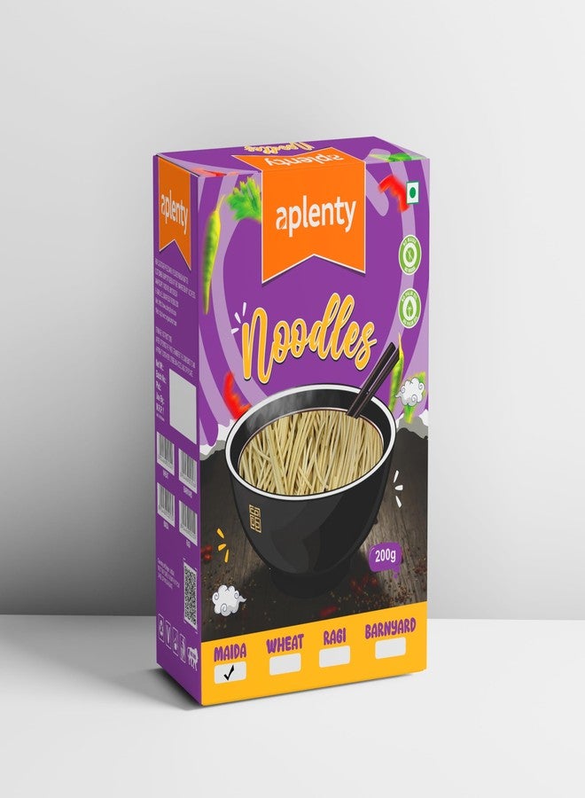 Aplenty® Chinese Veg Hakka Noodles | Not Fried | Air Dried | Oil Free | Ready To Eat - 200g - Image 2