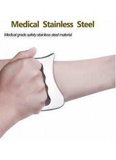 General Stainless Steel Gua Sha Tool - Massage Gua Sha Tool for soft tissue activities, physical therapy of the back, legs, arms  - Image 2