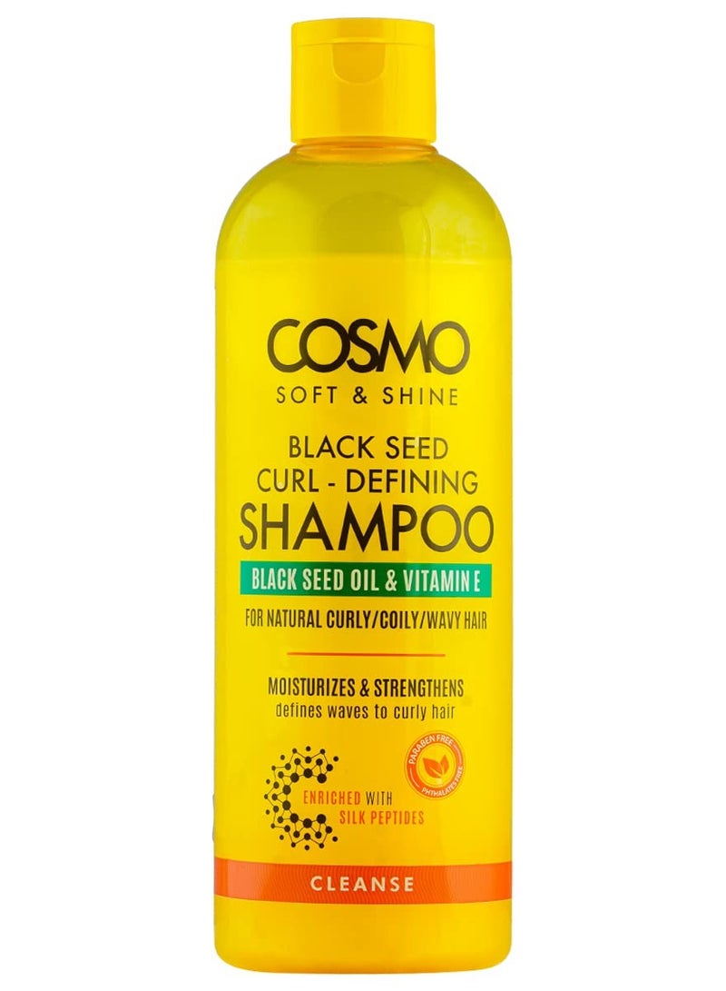 COSMO Cosmo Soft & Shine Black Seed Curl Defining Shampoo 480ml