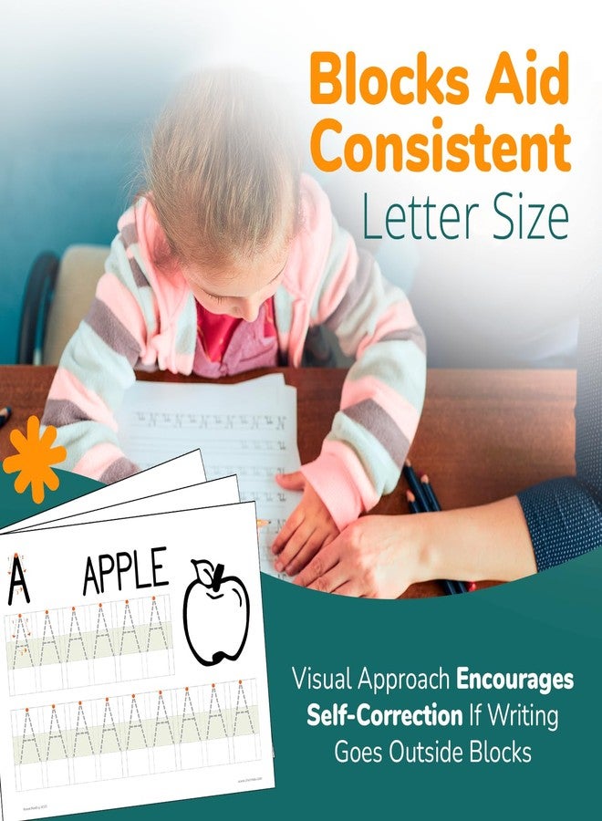 Channie's Beginner's Alphabet & Handwriting Workbooks, 3 Workbooks, Lots Practices with Visual Format, Easier Way to Learn Alphabet Summer School, Ideal for Homeschool Learning Activities - Image 3