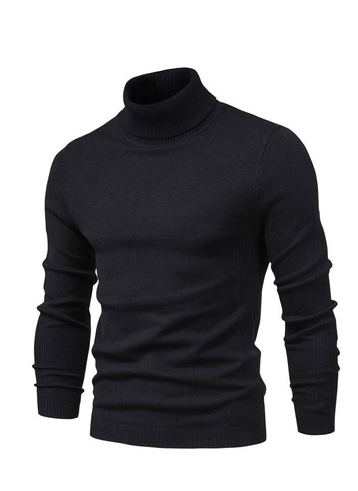 Autumn Winter New Casual Men's Solid Color Turtleneck Sweater - pzsku/Z1282C643CA39D432CB13Z/45/_/1663578353/0a17995a-d1d9-4fce-8977-5280e268d7f8