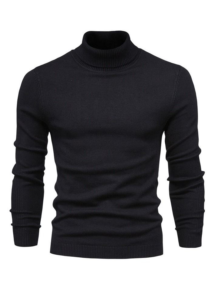 Autumn Winter New Casual Men's Solid Color Turtleneck Sweater - pzsku/Z1282C643CA39D432CB13Z/45/_/1663578353/ebd567cc-d496-4fd9-bf49-c5dbc8909403