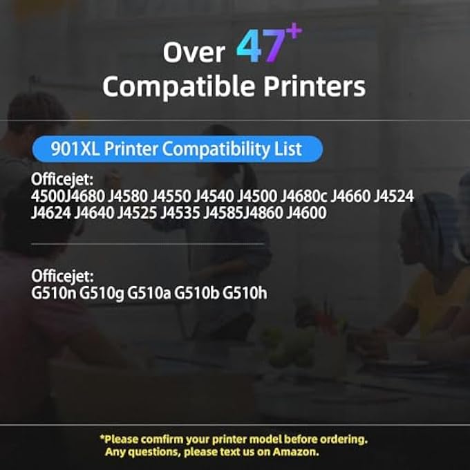 901XL INK CARTRIDGE COLOR REMANUFACTURED FOR HP 901 901 XL USE WITH OFFICEJET J4680 J4580 4500 J4500 SERIES J4680C J4624 J4640 PRINTERS (1 TRI-COLOR) - Image 3
