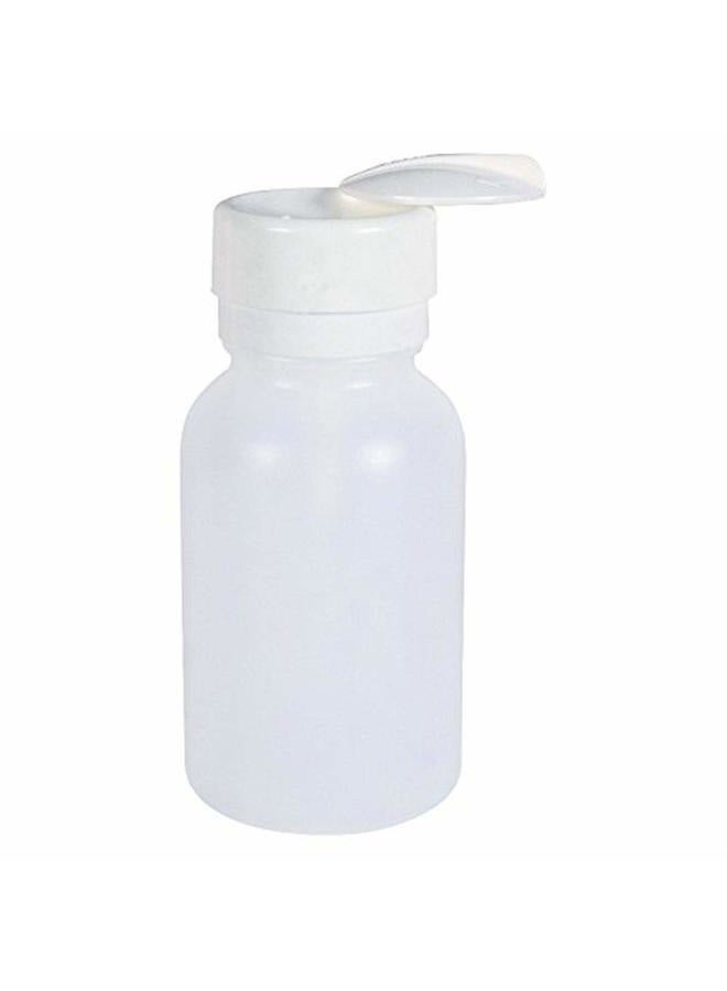 MENDA 35603 High-Density Polyethylene/Hdpe/Polypropylene/Steel/Low-Density Polyethylene/Ldpe Empty Dispensing Bottle for Alcohol, Lasting-Touch, Natural Round HDPE, 8 fl. oz. Capacity