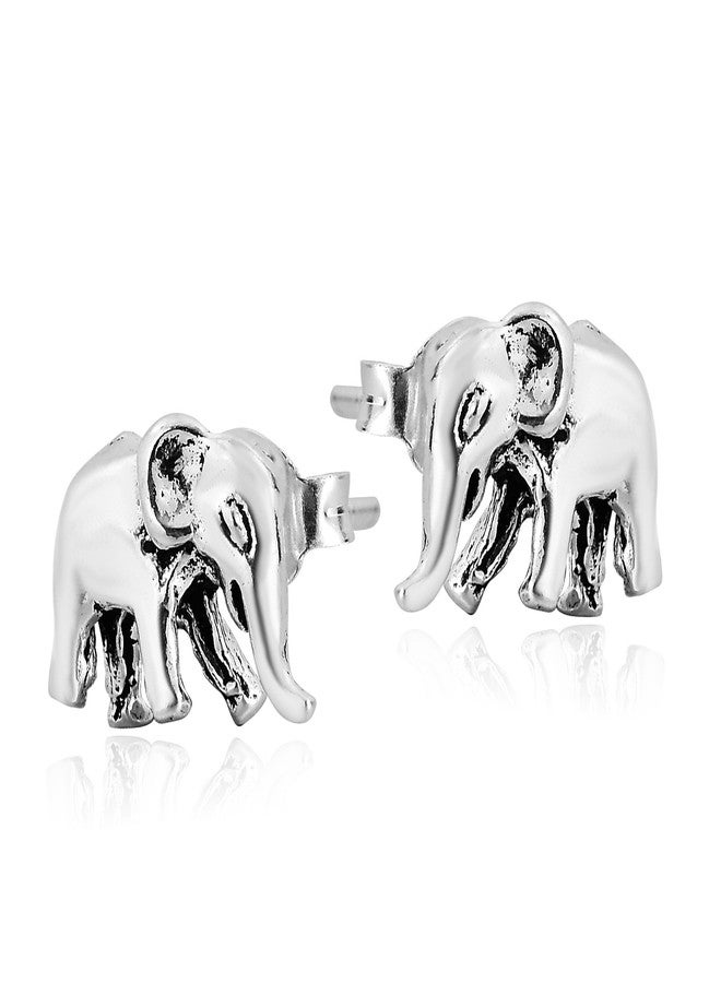 ايرافيدا أقراط فيل أنيقة وجذابة من الفضة الإسترليني من إيرافيدا | أقراط فيل للنساء - Image 2