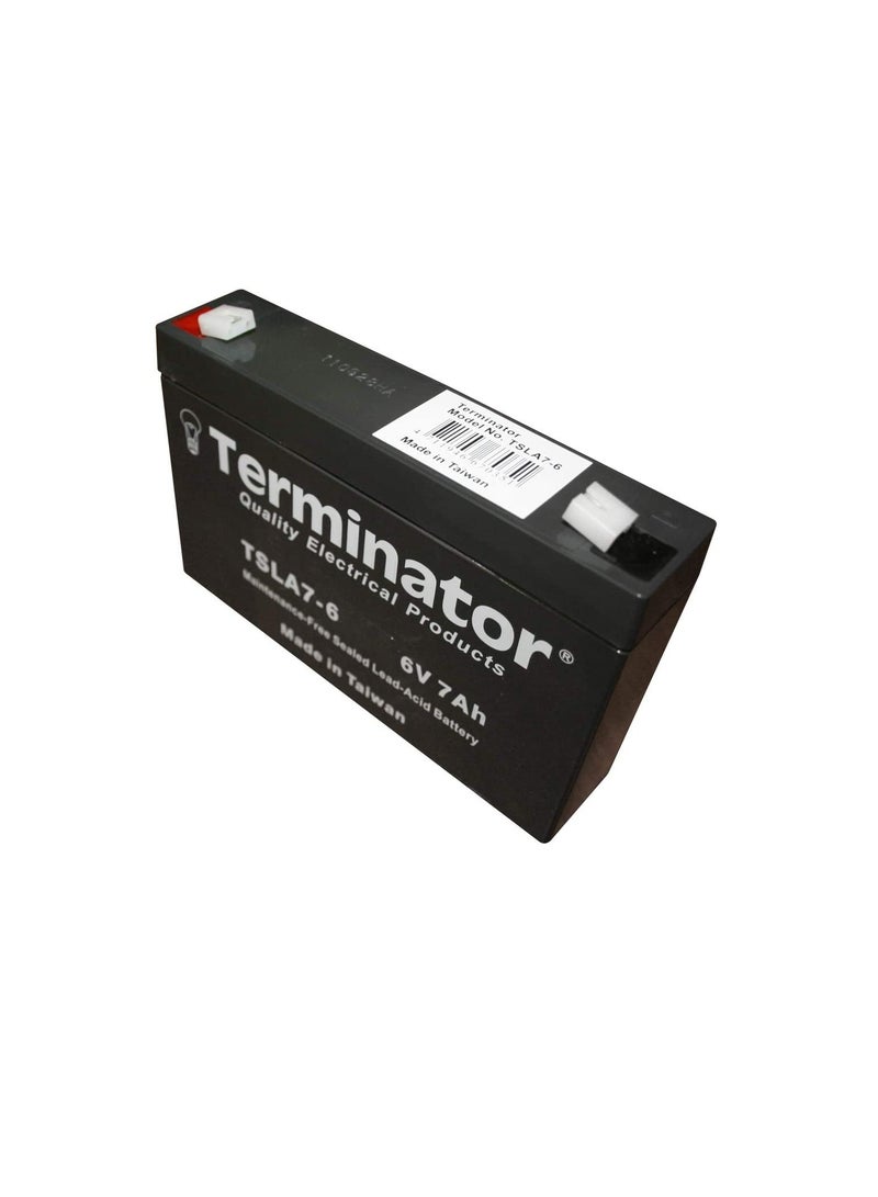 Terminator Sealed Lead Acid Battery 6V 7Ah TSLA7 6 Terminator - Image 2