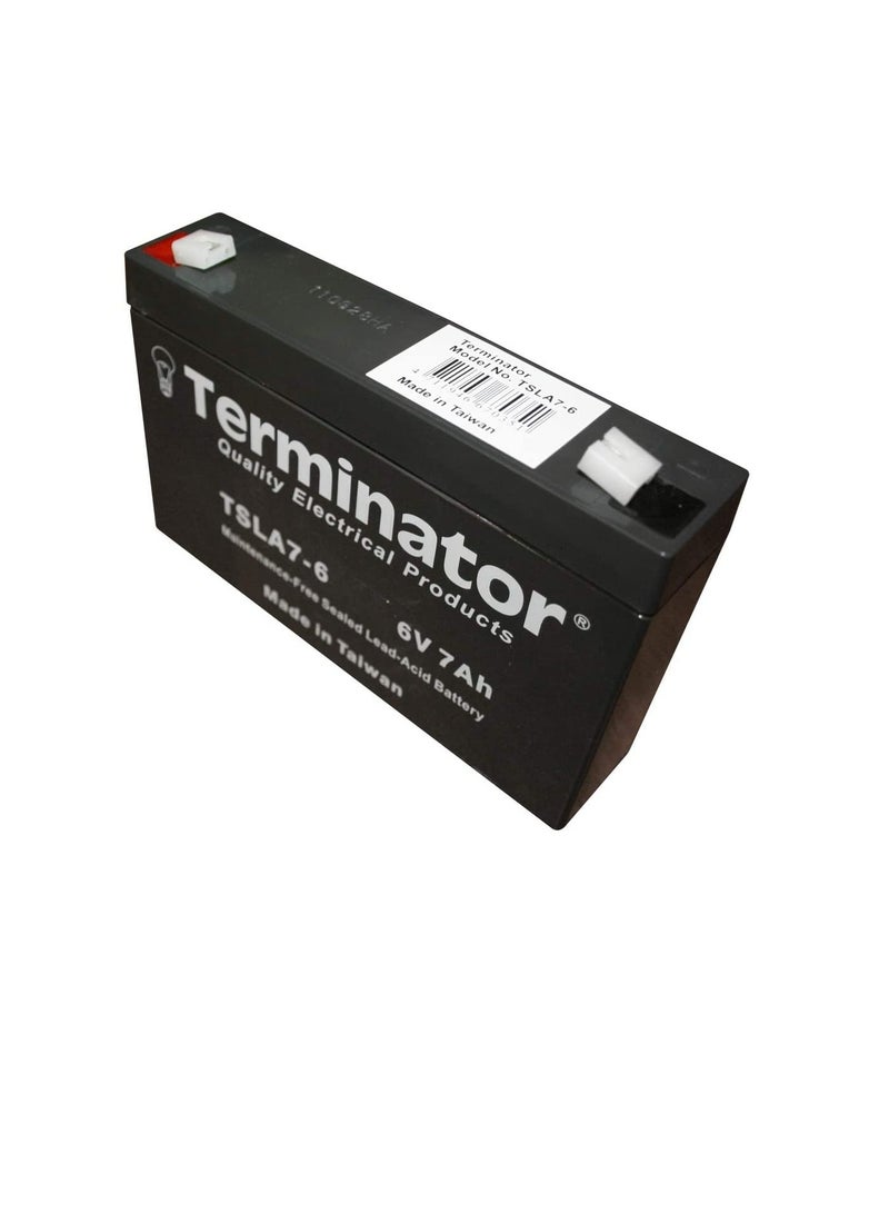 Terminator Sealed Lead Acid Battery 6V 7Ah TSLA7 6 Terminator - Image 1