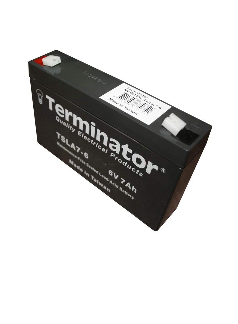 Terminator Sealed Lead Acid Battery 6V 7Ah TSLA7 6 Terminator - Image 3
