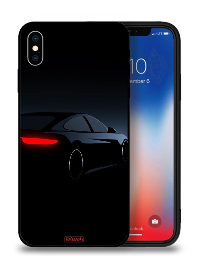 Tolwak Apple iPhone XS Max Protective Case Dark Car - Image 1