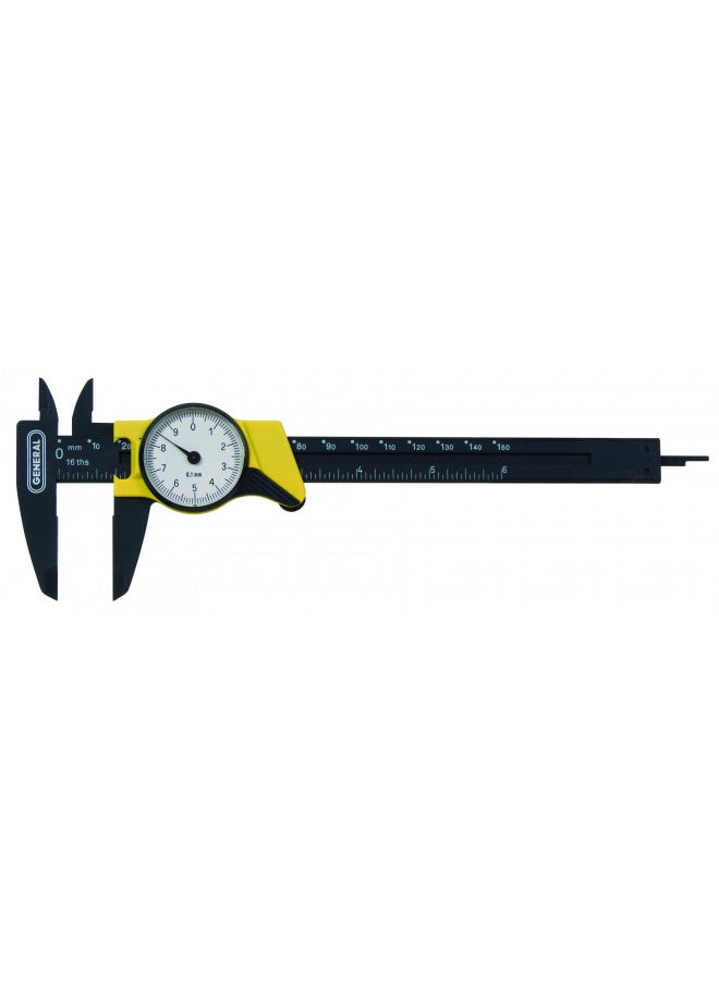 General Tools General Tools 144MM Plastic Metric Dial Caliper 6-Inch 