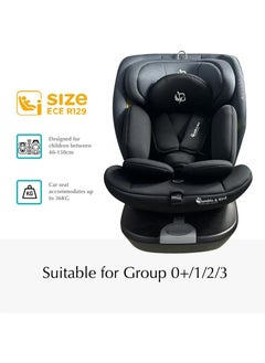 Bumble & Bird All In One Isofix Car Seat - Black  - Image 2