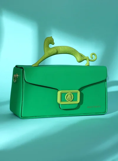 صوص هاوت The Jaguar Frost Hand Bag - Shamrock Green