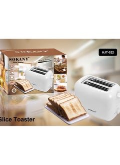 sokany Sokany HJT-022 Toaster with Removable Baking Tray and 6 Gears (700W, White  - Image 1