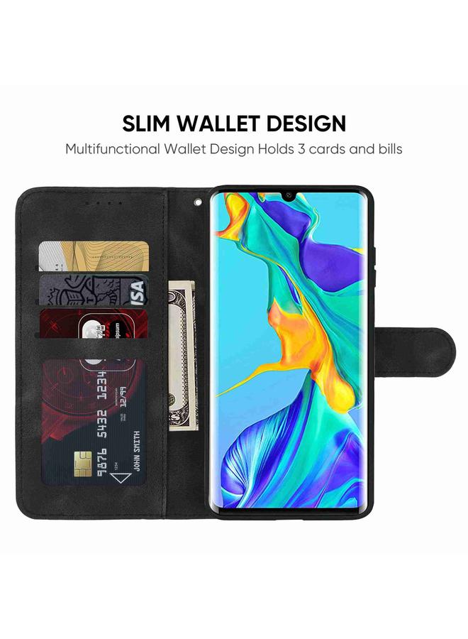 Zaboon Case For Huawei P30 Pro Skin Feel Geometric Lines Leather Phone Case - Image 3